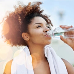 Chiropractic Omaha NE Woman Drinking Water